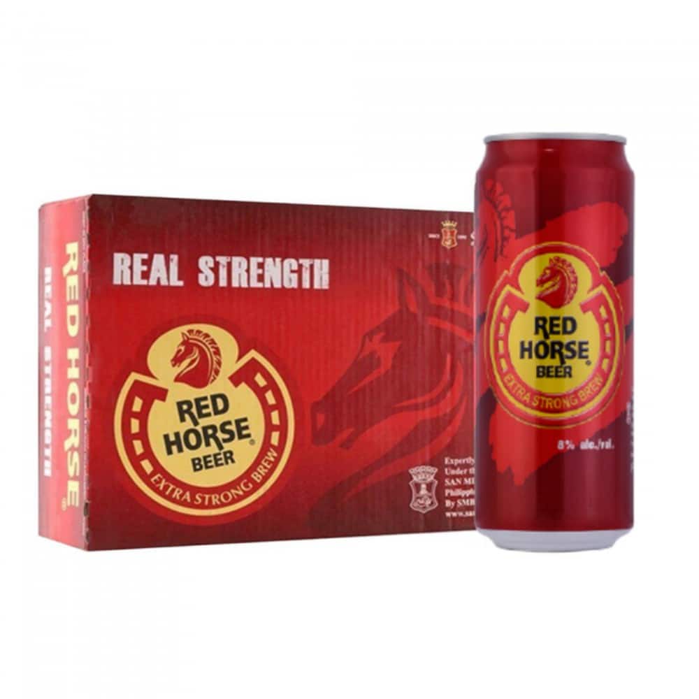 Red Horse 8% 500ml 6, 12 & 24 Pack Cans - Philippines