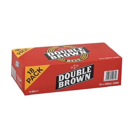 Double Brown 18pk Cans 330ml