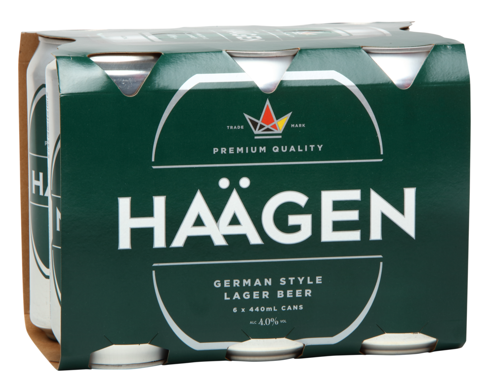 Haagen Lager 4% Cans 6×440ml
