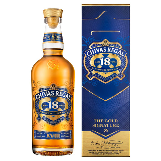 Chivas Regal 18YO Gold Signature Blended Scotch Whisky 700ml 40%