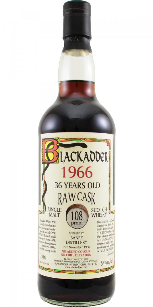 Banff 36Yr 1966-2003 #3439 (Blackadder) 700ml