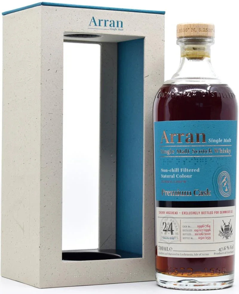 Arran 24Yr 1996-2021 #750 TWE 49.5% 700ml - NZ Liquor Online