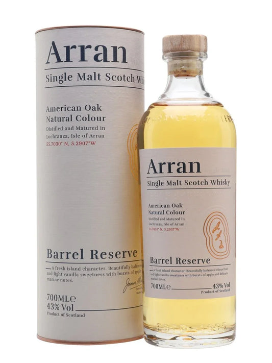 Arran Barrel Reserve 43% 700ml - NZ Liquor Online