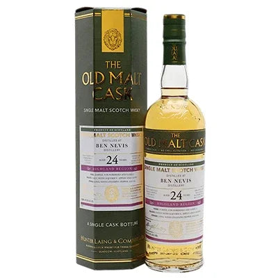 Ben Nevis 24Yr 1996-2021 OMC (Hunter Laing) 50% 700ml - NZ Liquor Online