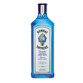 Ginebra seca londinense Bombay Sapphire 1L 40%