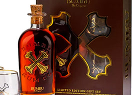 Bumbu Original Caribbean Rum 700ml 40% Gift Box + 2 Glasses