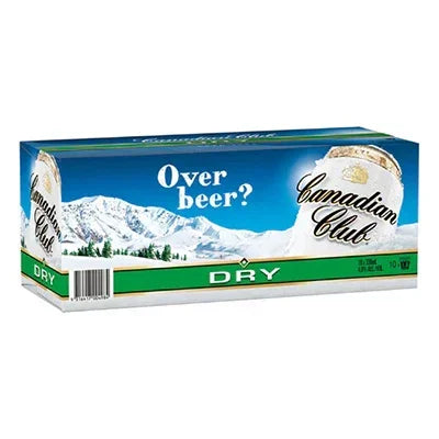 Canadian Club & Dry 4.8% 10pk Cans 330ml