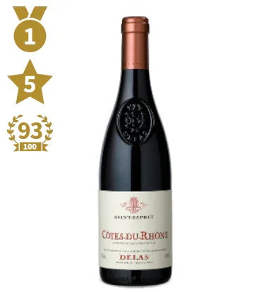 Delas Cotes du Rhone Rouge 2019 Saint-Esprit 750ml - France - NZ Liquor Online