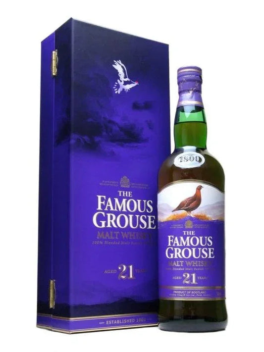 Famous Grouse 21Yr 43% 700ml - NZ Liquor Online