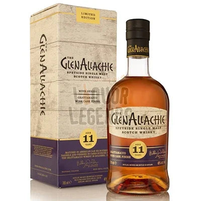 GlenAllachie 11Yr Grattamacco Wood Cask Finish 48% 700ml - NZ Liquor Online