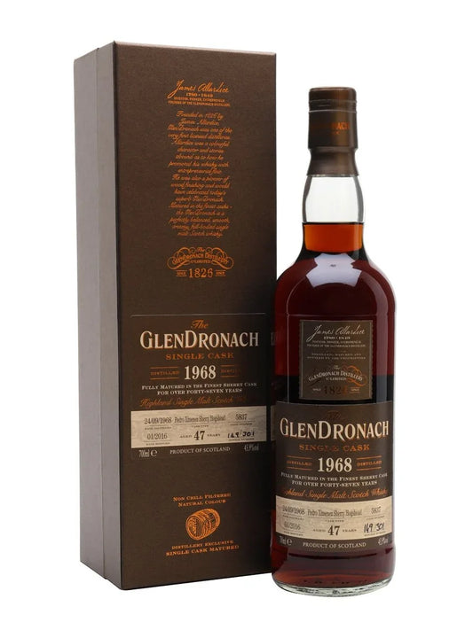 Glendronach 1968-2016 47Yr #5837 (Batch 13) 45.9% 700ml - NZ Liquor Online