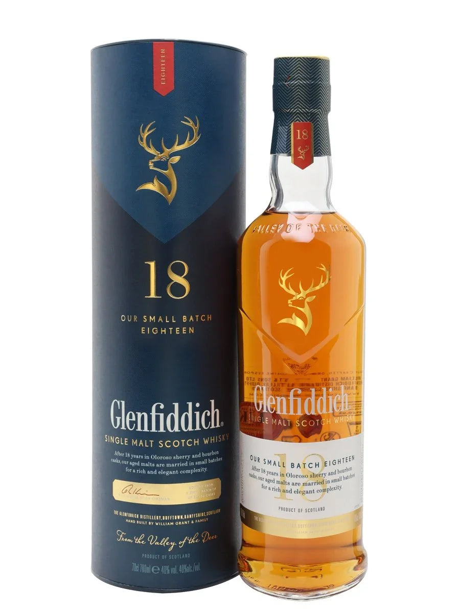 Glenfiddich 18Yr 40% 700ml - NZ Liquor Online