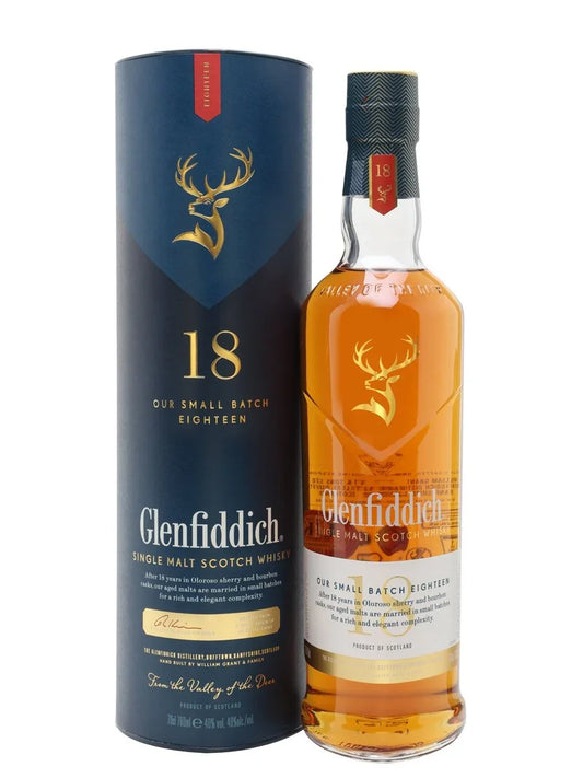 Glenfiddich 18Yr 40% 700ml - NZ Liquor Online