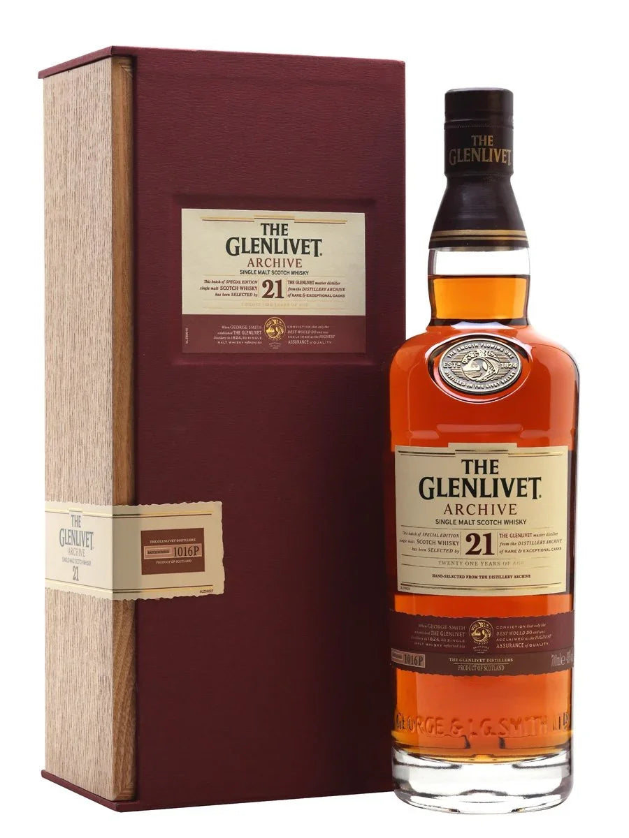 Glenlivet 21Yr Archive 43% 700ml - NZ Liquor Online
