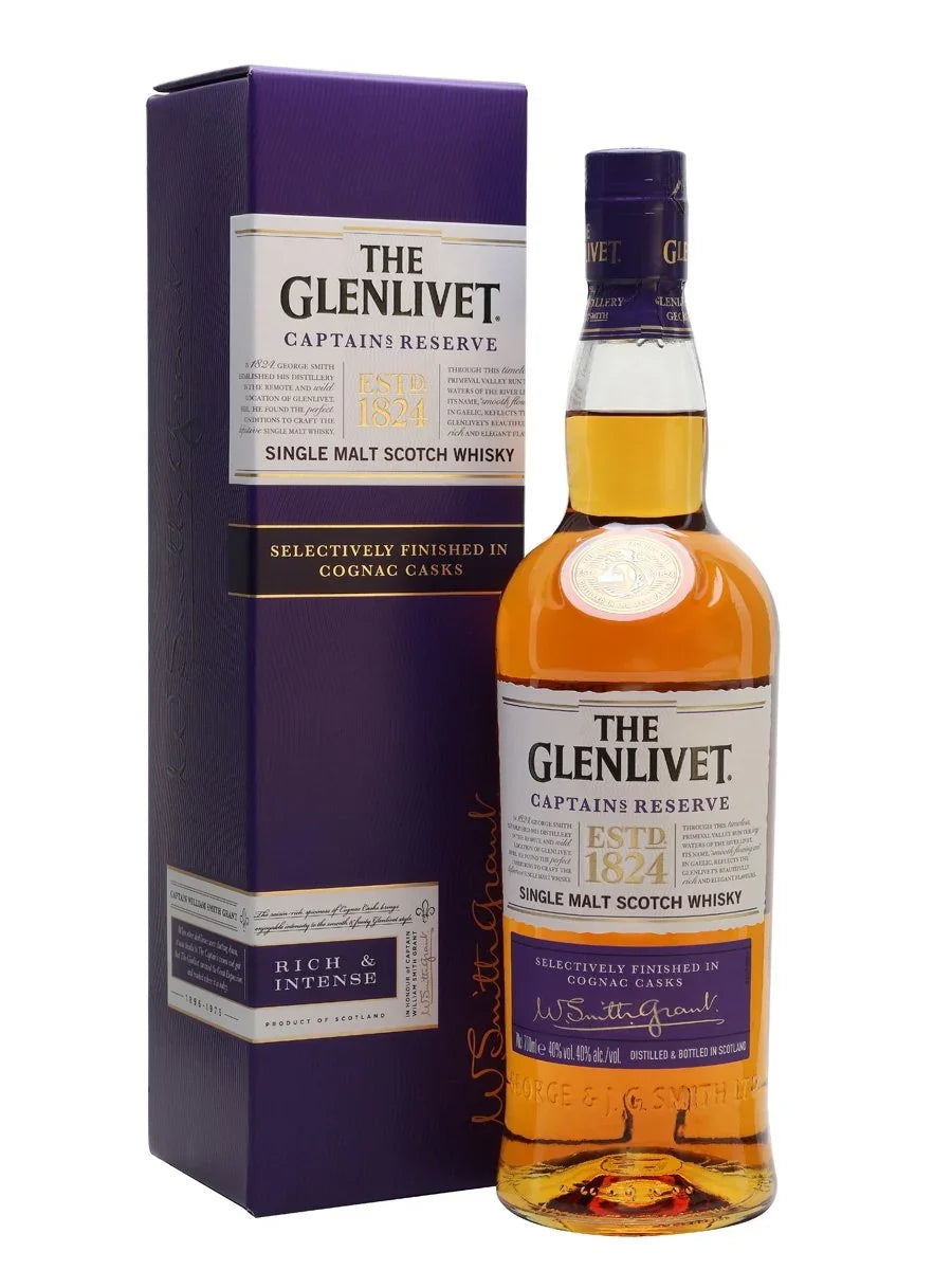 Glenlivet Captain's Reserve 40% 700ml - NZ Liquor Online