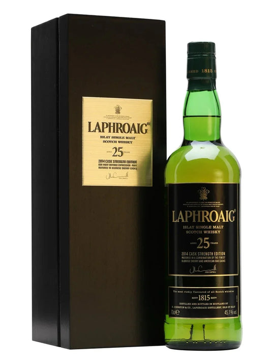 Laphroaig 25Yr 2014 Cask Strength Edition 45.1% 700ml - NZ Liquor Online