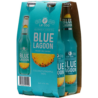 Le Coq Blue Lagoon Premixed Cocktail 4.7% 4 x 330ml
