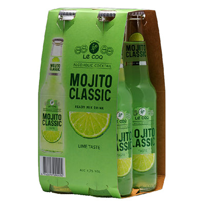 Cóctel premezclado Le Coq Mojito 4,7 % 4 x 330 ml