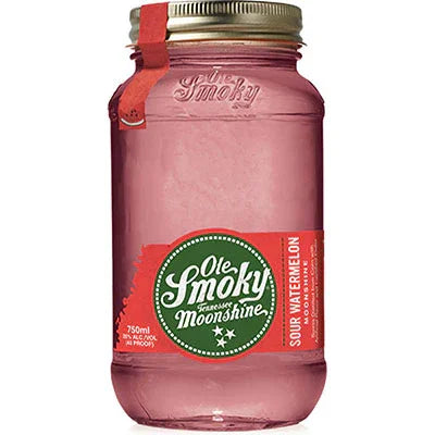 Ole Smoky Moonshine Sour Watermelon 750ml 20% - NZ Liquor Online
