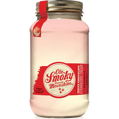 Ole Smoky Moonshine White Choc & Strawberry 50ml / 750ml 17.5%