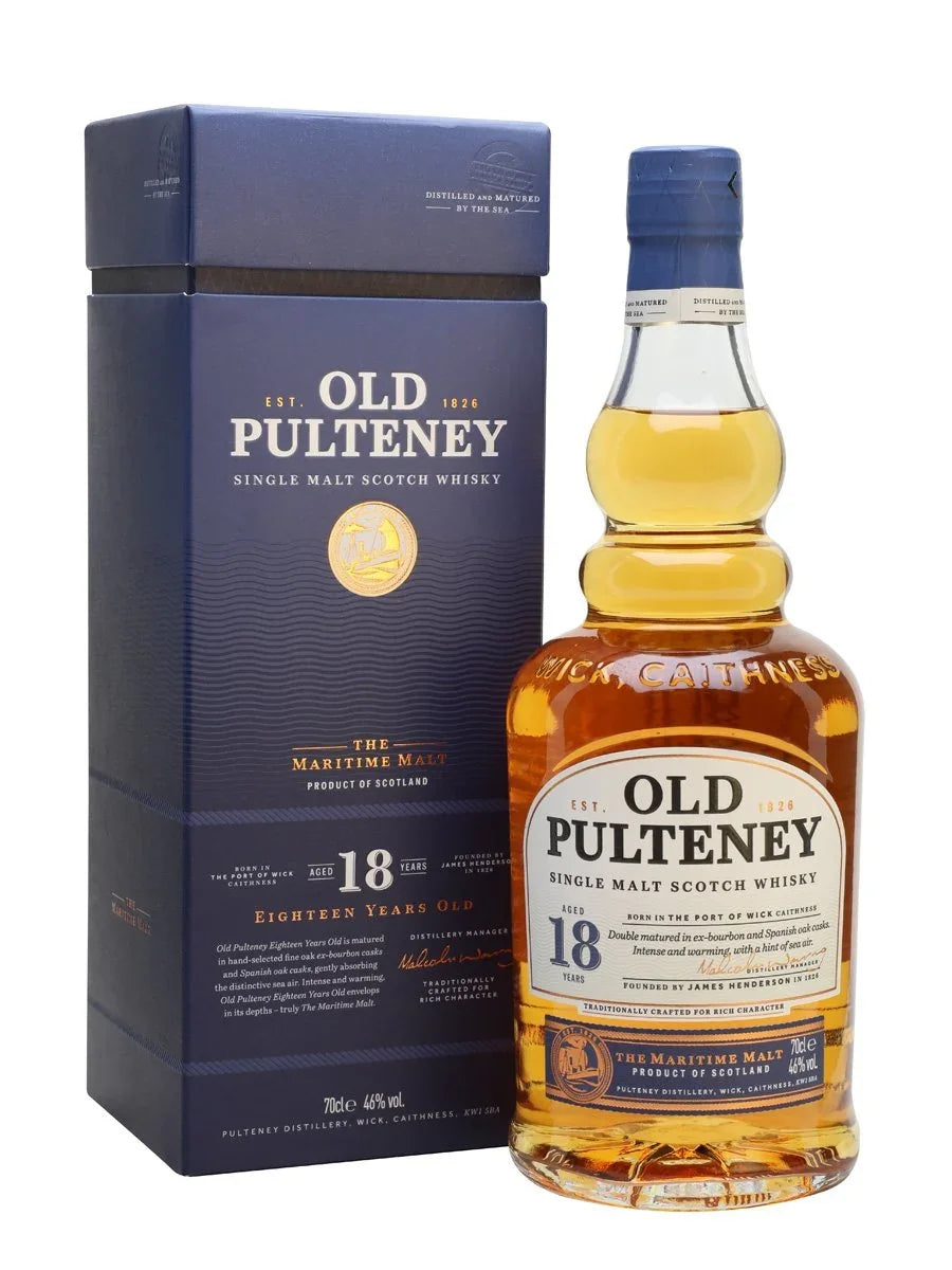 Old Pulteney 18Yr 46% 700ml - NZ Liquor Online