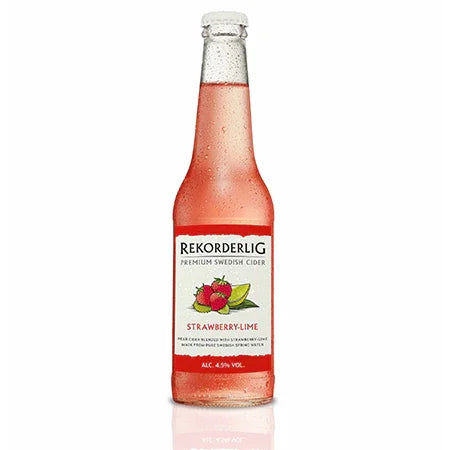 Rekorderlig 4.2% Strawberry Lime Cider 330ml Bottle - NZ Liquor Online