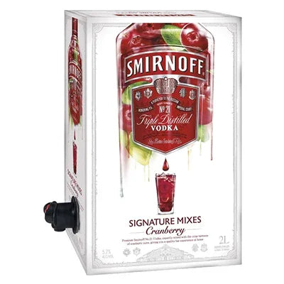 Smirnoff Signature Mix Cranberry 5.7% Cask 2L