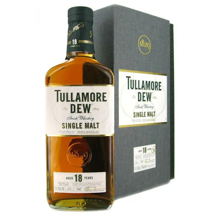 Tullamore DEW 18Yr Single Malt 41.3% 700ml - NZ Liquor Online